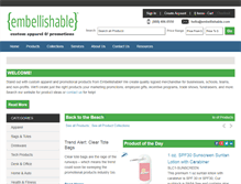 Tablet Screenshot of embellishable.com